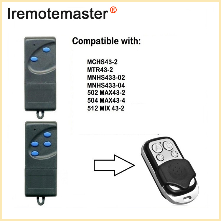 Til 502 MAX43-2/504 MAX43-2 portåbner 433,92 MHz