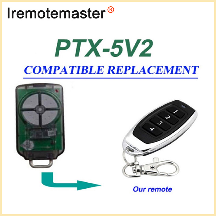 Til PTX5V2 PTX-5 Garageport fjernbetjening 433,92MHz